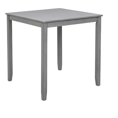 NicBex Wood Square Dining Table,Counter Height/Kitchen Table for 4 Person,Living Meeting Room,Small Space