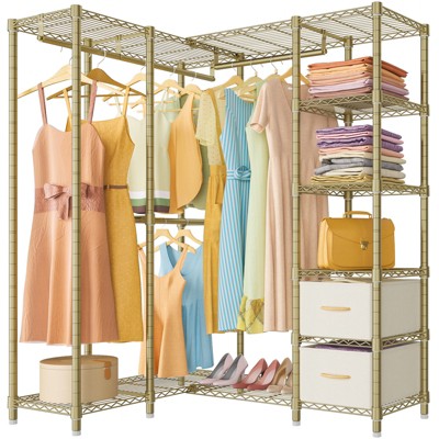 Vipek V1s I1 Wire Garment Rack Heavy Duty 3-tier Clothes Rack Freestanding Closet  Organizer : Target