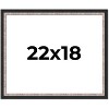 PosterPalooza | Simple Silver Picture Frame - UV Acrylic, Backing Board, Hanging Hardware Included - 2 of 4