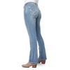 WallFlower Women's Luscious Curvy Bootcut Mid-Rise Bling Insta Stretch Juniors Jeans (Standard and Plus) - 3 of 4