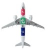 Airbus A320neo Commercial Aircraft "Transavia Airlines" (F-GNEO) White w/Green Tail 1/400 Diecast Model Airplane by GeminiJets - 3 of 3