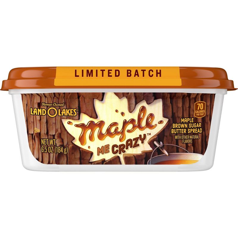 Land O Lakes Maple Me Crazy Maple Brown Sugar Butter Spread - 6.5oz, 1 of 8
