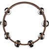 MEINL Wood Tambourine with Double Row Stainless Steel Jingles 10 in. Walnut Brown - 2 of 4