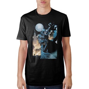 Cool Batman Catwoman Love Men's Graphic Print Black Valentine's Day T-Shirt Gift - 1 of 1