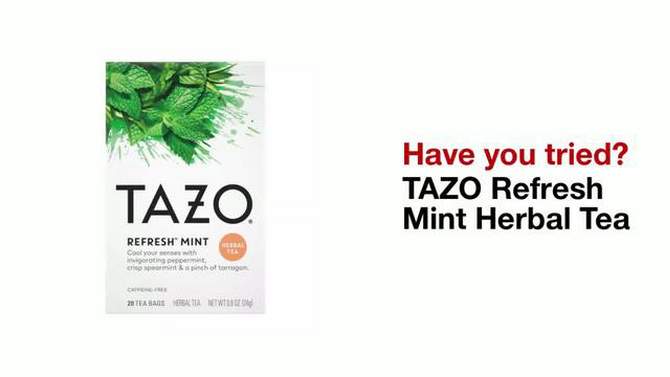 Tazo Refresh Herbal Tea - 20ct, 2 of 9, play video