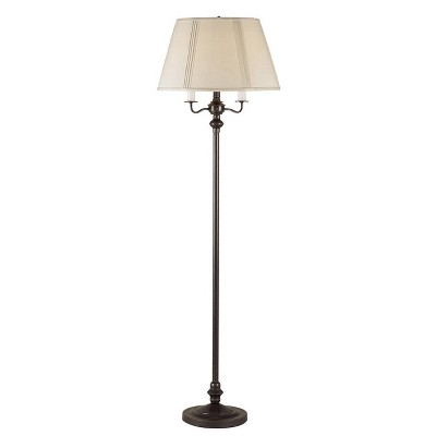 59" 6-way Metal Floor Lamp Dark Bronze - Cal Lighting