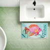 Stupell Industries Fun Blue Fish Underwater Printed Plush Bathroom Floor Mat, design by Audrey Jeanne Roberts - 3 of 4