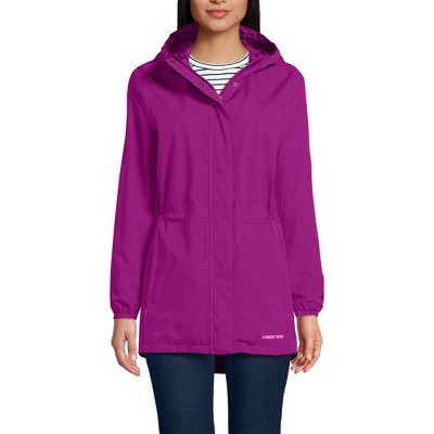 Lands' End Women's Squall Packable Waterproof Raincoat