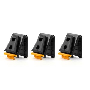 ToughBuilt 7.3 in. W X 6.2 in. H X 1.00 in. D Bracket Set Plastic Black/Yellow - 1 of 1