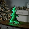 Green Pine Tree Ekkolight Acrylic LED 23.5" Christmas Infinity Light for Seasonal Home Displays by Melrose - 2 of 4