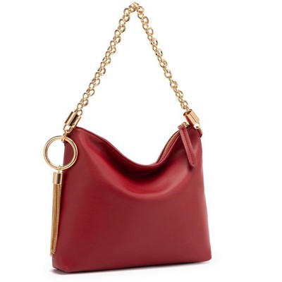 MKF Collection Brigitte Women's Shoulder Hobo Bag in Faux Leather by Mia K