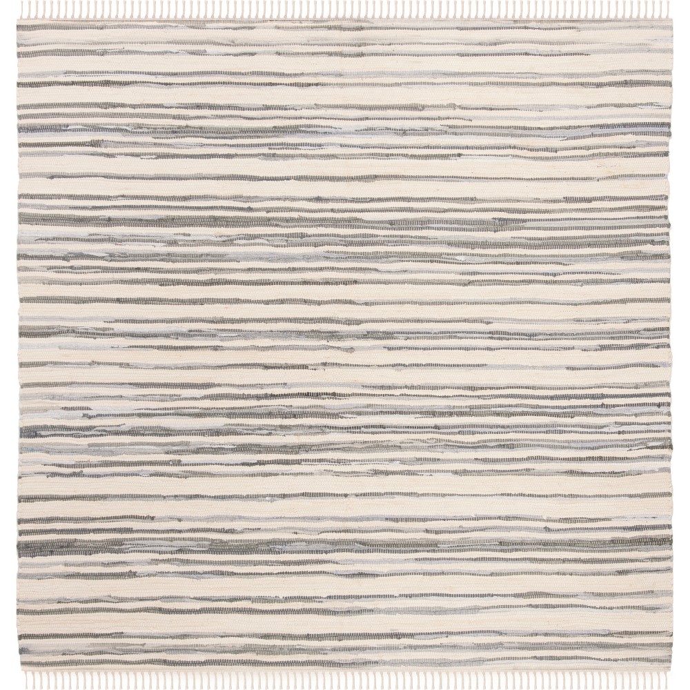 6'x6' Square Waterford Rug Ivory/Gray Square - Safavieh