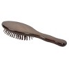 Bass Brushes 3 Series Style & Detangle Hair Brush with Nylon Pin Solid Beech Wood Handle Expresso - 4 of 4
