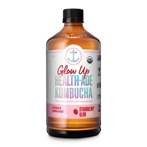Health-Ade Strawberry Glow Kombucha – 16 fl oz - 1 of 4