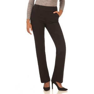 Rekucci Women's Ease into Comfort Classic Bootcut Pant with Tummy Control - 1 of 4