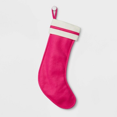 Felt Christmas Stocking Pink - Wondershop™