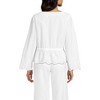Lands' End Women's Embroidered Poplin Long Sleeve Blouse - 2 of 4