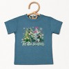 Tis The Season Painted Trees - Toddler Short Sleeve Graphic T-Shirt - 2 of 4