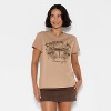 Women's Dragonfly Inn Short Sleeve Graphic T-Shirt - Brown - 2 of 3