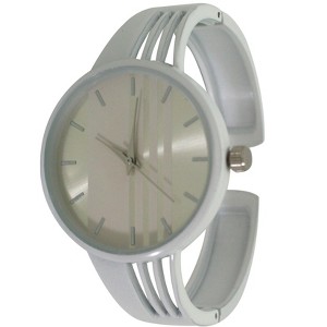 OLIVIA PRATT MODERN STRIPED DESIGN BANGLE WATCH - 1 of 4