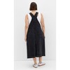 Women's Plus Size Pinafore Midi Dress - black | CITY CHIC - 4 of 4