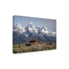 Trademark Fine Art - David Drost  Mountains of Wyoming III Canvas Art - 4 of 4