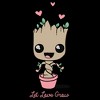 Juniors Womens Marvel Groot Let Love Grow T-Shirt - 2 of 4