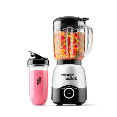 magic bullet 2-Speed Countertop Blender Combo Silver MBF50200