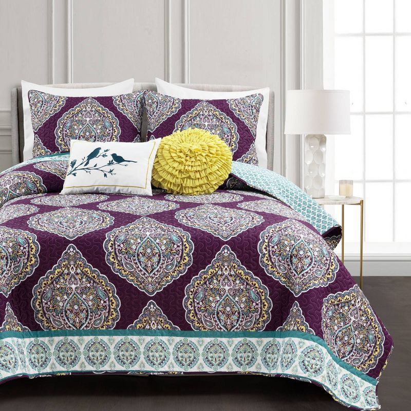 5pc Harley Quilt Set - Lush Décor, 3 of 16