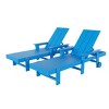 WestinTrends Ashore 2 Piece Reclining Chaise Lounge With Arms & Wheels - 4 of 4