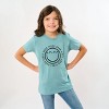 The Juniper Shop SmileyWorld Good Vibes Outline Youth Short Sleeve Tee - 3 of 4