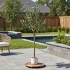 4FT Artificial Olive Tree with Planter ¨C Lifelike Silk Leaves & Fruits, Bendable Stems, Indoor/Outdoor Home Office Decor - 3 of 4
