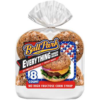 Ball Park Everything Hamburger Bun - 16oz