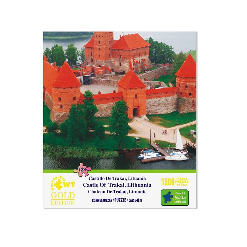 Wuundentoy Gold Edition: Castle of Trakai Lithuania Jigsaw Puzzle - 1500pc, 1 of 5