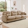 “Cloud Modular” 3-Seat Chenille Sectional – Tufted High-Density Foam, Ergonomic Arms, Solid-Wood Basfor Bedroom/Living Room - 2 of 4