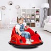 12V Kids Ride On Bumper Car, Toddlers Electric Bumping Car Battery Powered Ride On Toy with Remote Control, 360¡«Spin, LED Lights, Music - 2 of 4