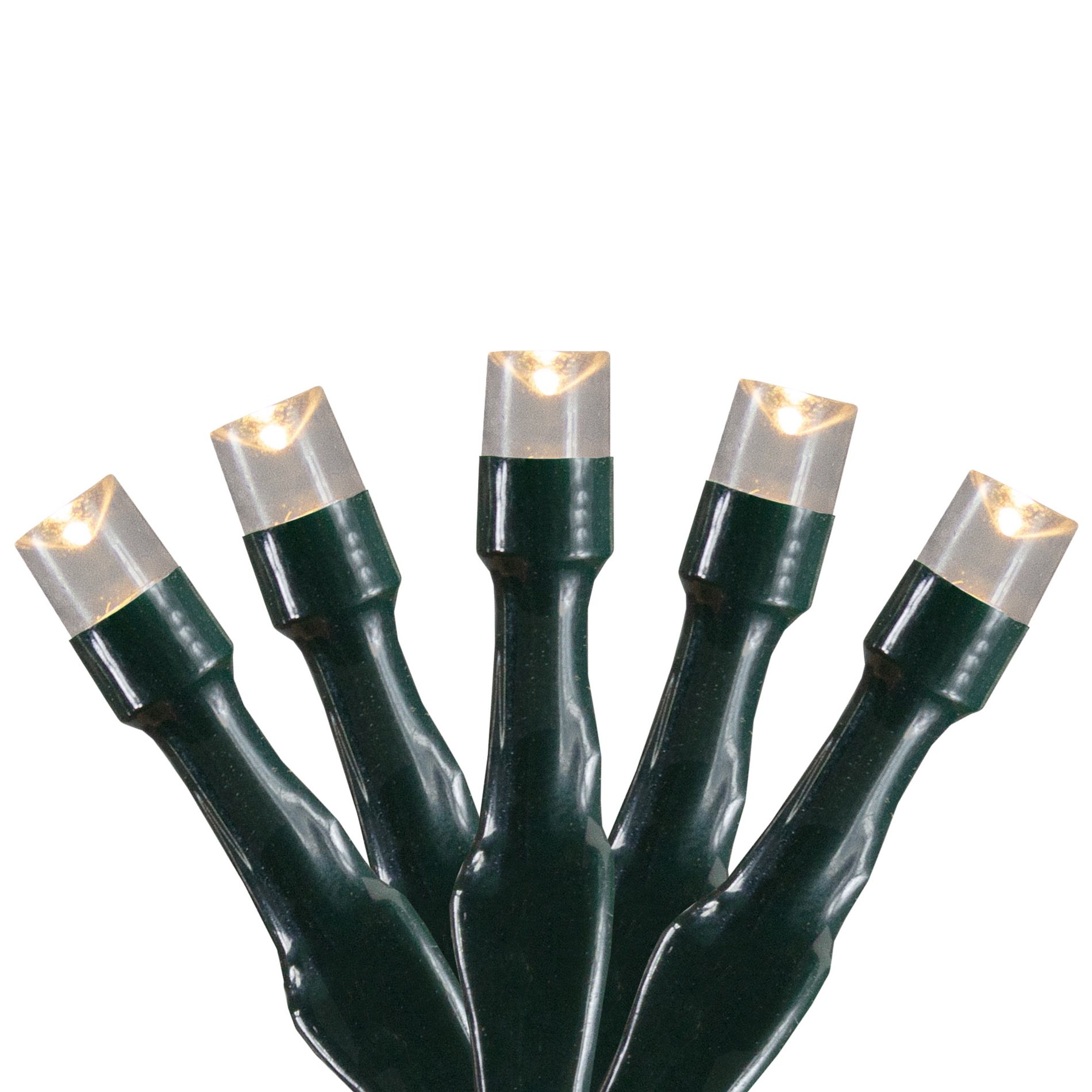 Northlight Battery Operated LED Christmas Lights - Warm White - 9.5' Green Wire - 20ct