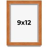 PosterPalooza | Photo Size Classic Brown Picture Frame - UV Acrylic, Foam Board Backing, Hanging Hardware - 2 of 4