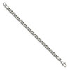 Black Bow Jewelry Men's Stainless Steel Franco Chain 9 Inch Bracelet - image 2 of 4