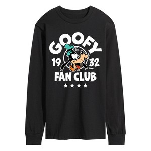 Men's - Disney - Goofy Fan Club Long Sleeve Graphic T-Shirt - 1 of 3