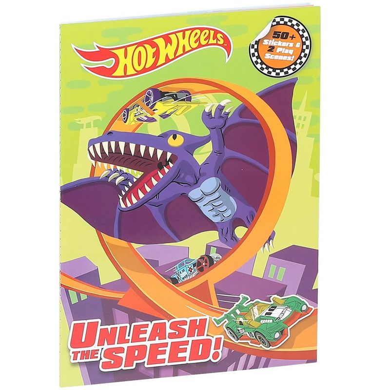 Hot Wheels: Unleash the Speed! - (Panorama Sticker Storybook) (Paperback), 2 of 6