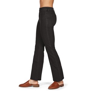 Memoi Sustainable Cotton Blend Fashion Denim Boot Cut Leggings - 1 of 3