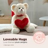 Bearington Holden Heart The Valentine's Day Plush, 16 Inch Teddy Bear Stuffed Animal - 3 of 4