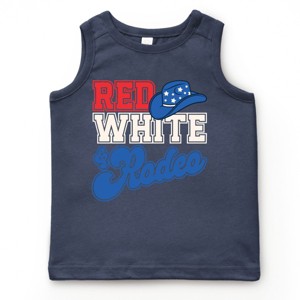 The Juniper Shop Red White And Rodeo Youth Tank Top - 1 of 4