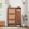 Shoe Cabinet, Shoe Storage Cabinet with 3 Flip-Down Drawers & 4-Tier Adjustable Shelves, Shoe Cabinet Storage for Entryway,Shoe Organizer - 3 of 4