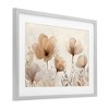 Stupell Industries Neutral Wildflowers Floral Blossoms Framed Print Under Glass Art - 2 of 4