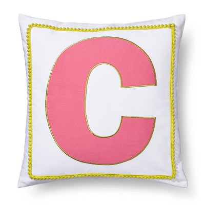 Monogram pillow 2025 cases target