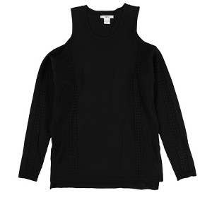 bar III Womens Cold Shoulder Pullover Sweater - 1 of 2