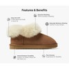 Fireside By Dearfoams Women's Perth Genuine Shearling Foldover Boot - 2 of 4