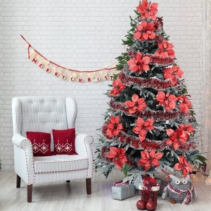 Christmas Garland, Artificial Garland, Indoor Outdoor Decoration, Christmas Flowers for New Year, Wedding, Home Decoration - 1 of 4